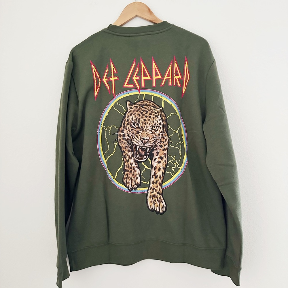 NEW Def Leppard Pullover Sweatshirt - Picture 4 of 5